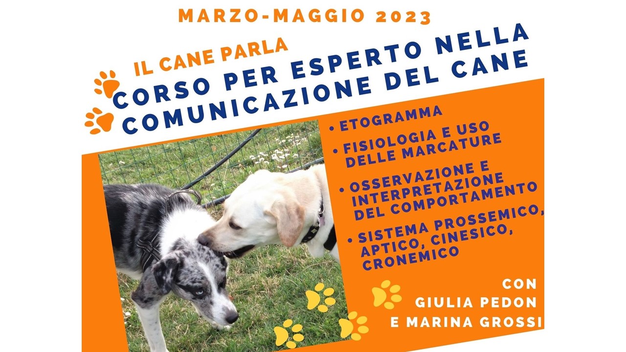 Il cane parla – Percorso di approfondimento sulla Comunicazione del Cane